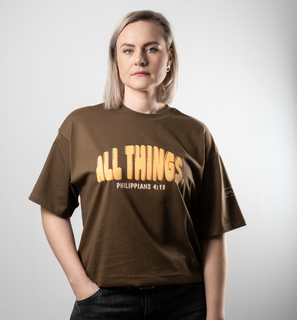 STRENGTHENED Heavy Cotton Boxy Fit T-shirt